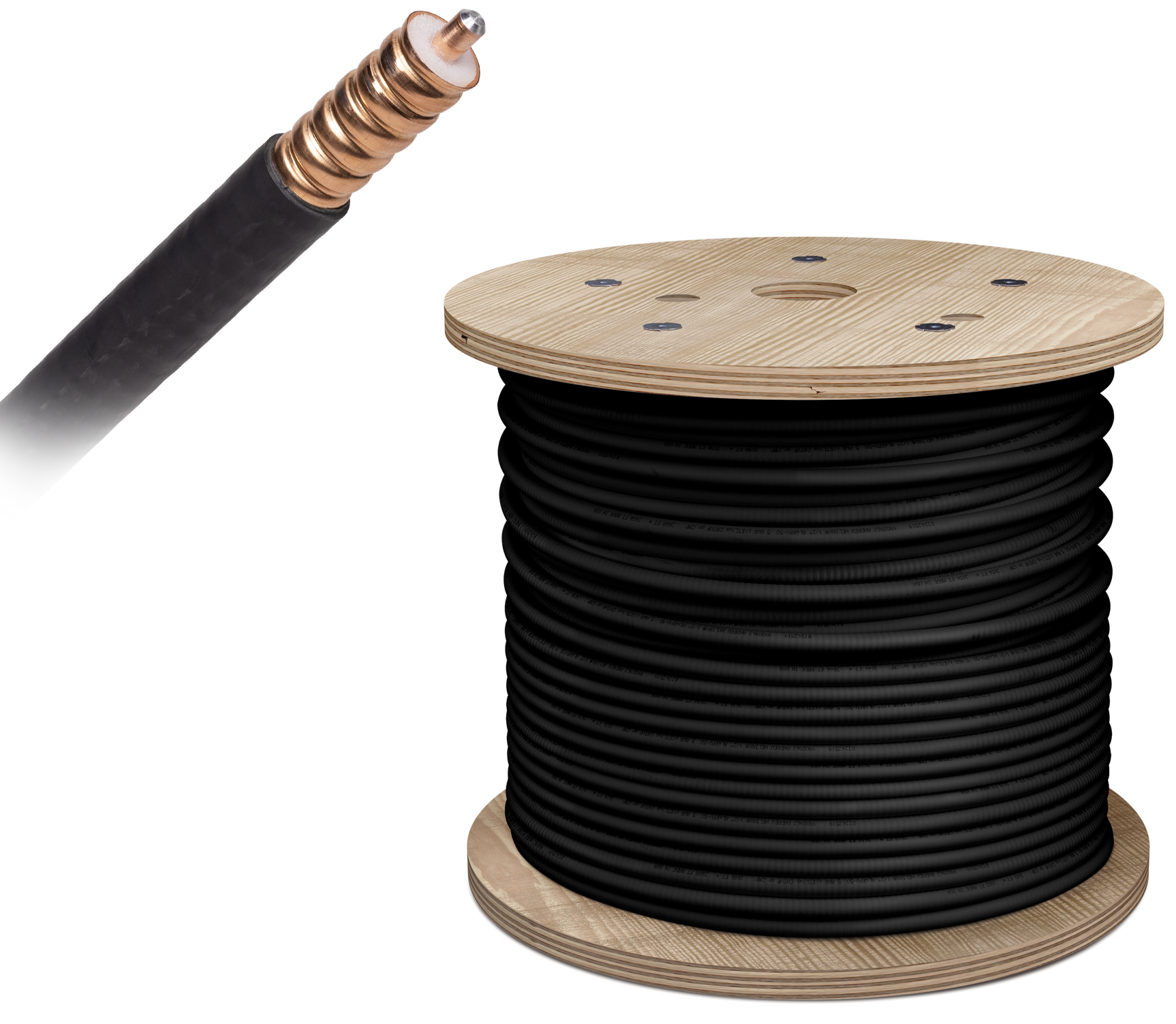 1/2 in. Coaxial Cable, Foam Dielectric, 500 ft Spool | 952006