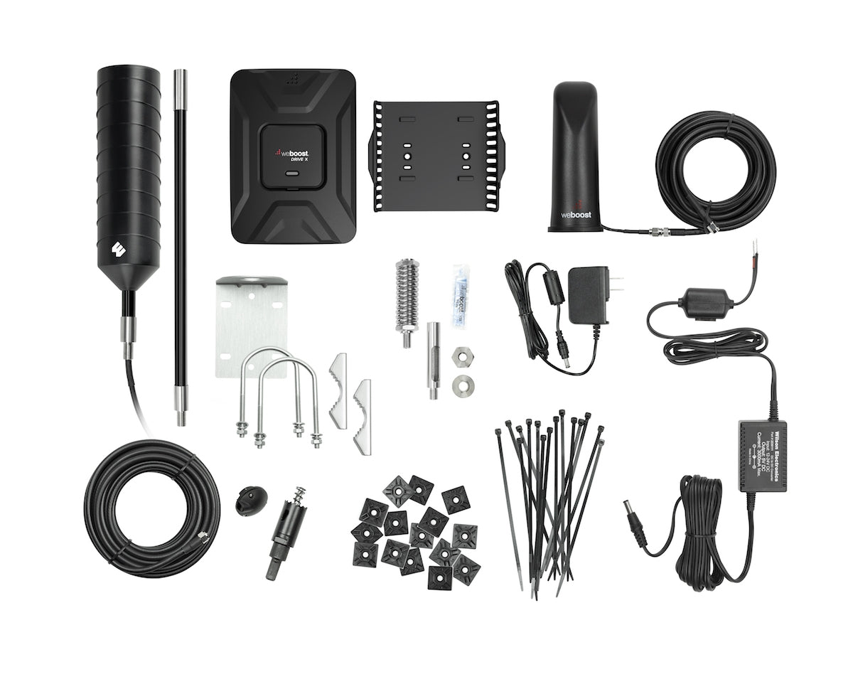 weBoost 471410 Drive X RV Signal Booster Kit - Kit Contents