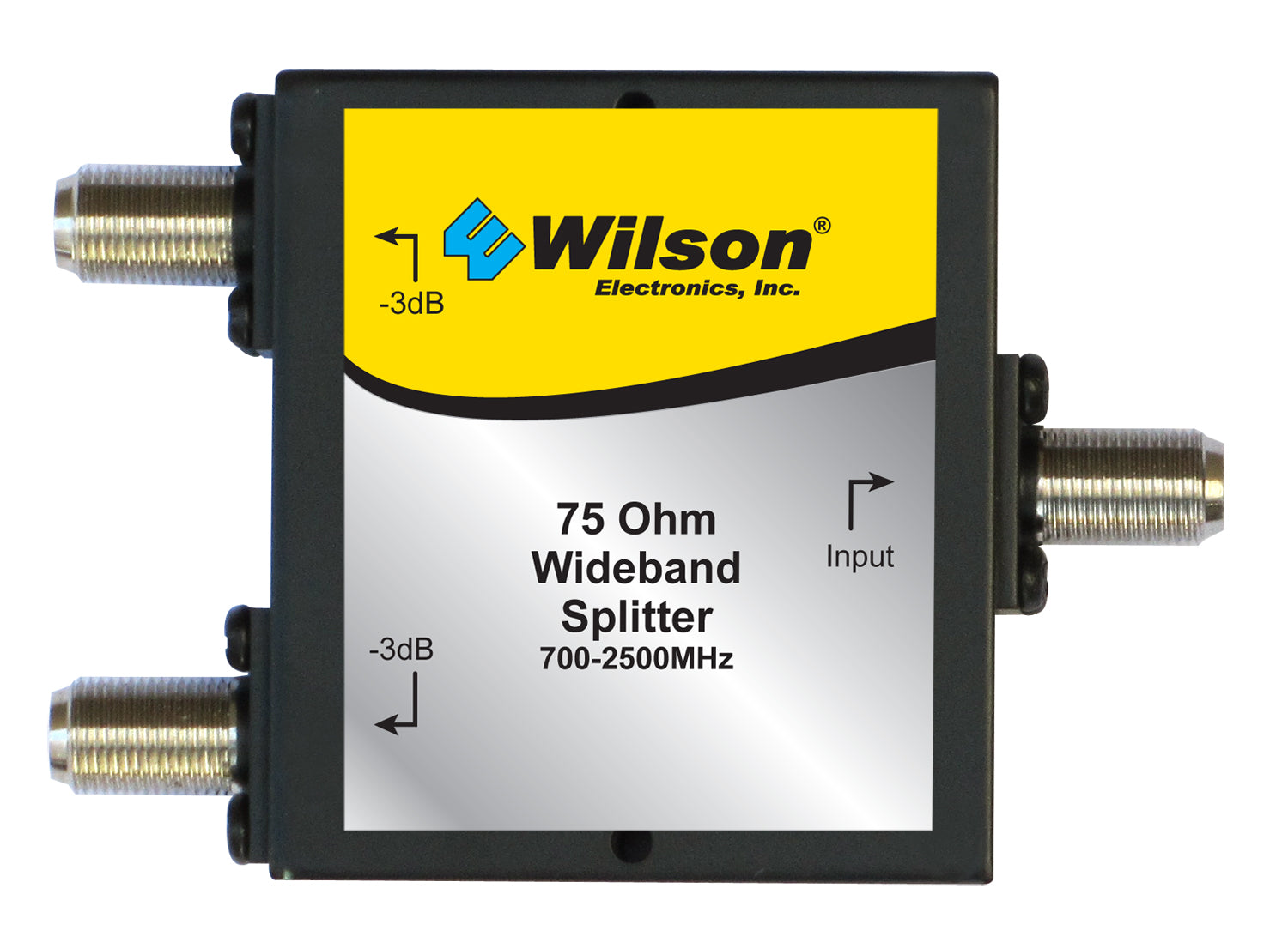 Wilson Two-Way 700-2500 MHz 75 Ohm Splitter (850034)