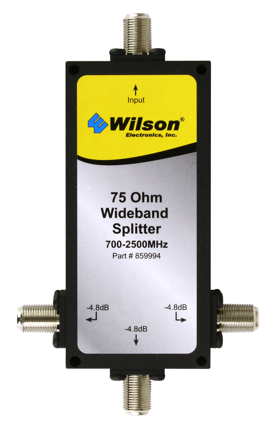 Wilson Three-Way 700-2500 MHz 75 Ohm Splitter (850035)