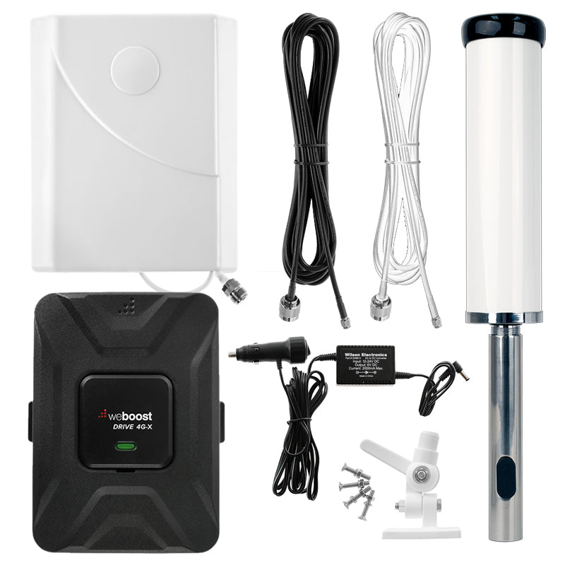 Drive 4G-X Extreme Marine Signal Booster Kit - Kit Contents