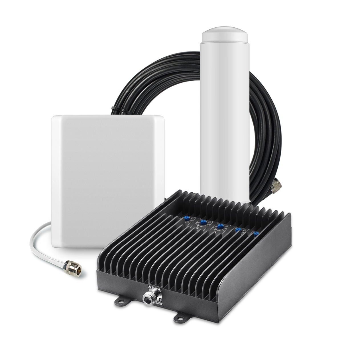 SureCall Fusion5s 72dB Signal Booster Kit - Voice, 3G & 4G LTE - Omni and Panel Kit