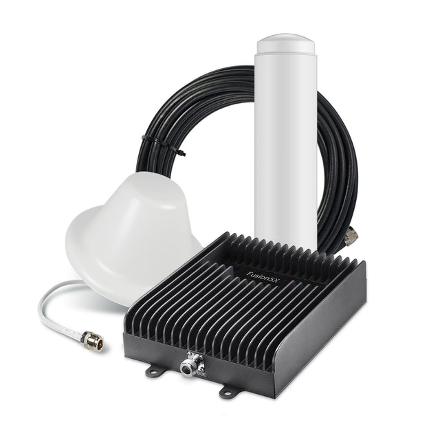 SureCall Fusion5X 72dB Signal Booster Kit - Voice, 3G & 4G LTE - Omni and Dome Kit